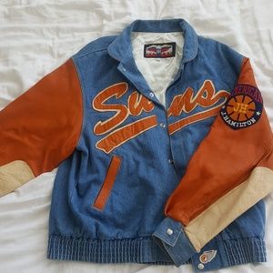 Vintage Denim/Leather Suns Jacket